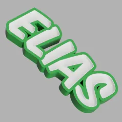 NAMELED ELIAS - LED LAMP WITH NAME