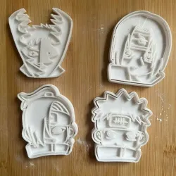 Naruto Akatsuki Cookie Cutter set