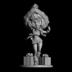 Naughty Chibi Christmas Elf