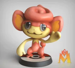 Pansear - FAN ART - POKÉMON FIGURINE - POKÉMON UNITE