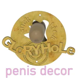 Penis decor decoration Glory Hole v03 3d print cnc