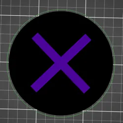 ps button cross