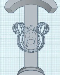 Pumpkin Mickey - LoungeFly/Minnie Ear Display Hook