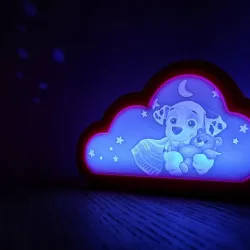 Puppy Lithophane for Cloudy little night light