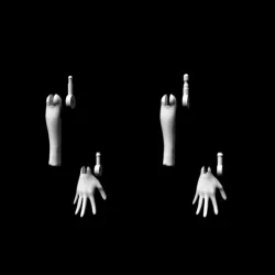 Replacement parts (hands and forearms)  for female monster high dolls