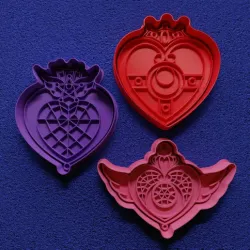 Set Sailor Moon Heart Cookie Cutter