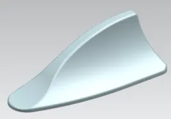 Shark fin car antenna