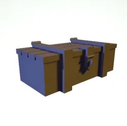 Small wooden box / ammunition for 1/18 scale models