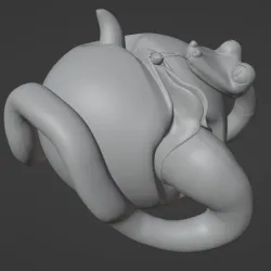 snaked applething, apple snake