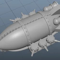 Space Dwarf Airship