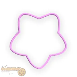 Star silhouette cookie cutter