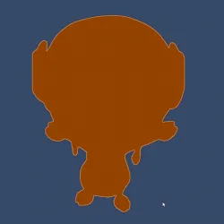 TEXT FLIP-ONE PIECE CHOPPER