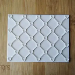 Texturizer for cookies and fondant. Bricks and hearts