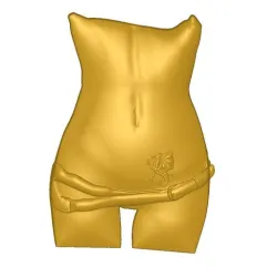 The Girl with the Dragon Tattoo art triptych nude milf woman pussy real relief  bas-relief gt-02 3d print