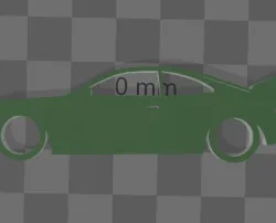 Toyota Celica GT Four keychain