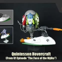 Transformers Quintesson Hovercraft from G1 Episode "The Face of the Nijika"