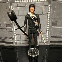 VINTAGE DUNE PAUL ATREIDES, MUAD'DIB, USUL, KENNER STYLE ACTION FIGURE, 3.75" CUSTOM FIGURE, FRANK HERBERT BOOK.