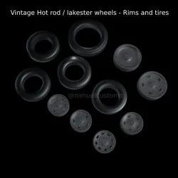 Vintage Hot rod / lakester wheels - Rims and tires