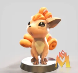 VULPIX V2 - sitting pose - POKÉMON FIGURINE - POKÉMON UNITE