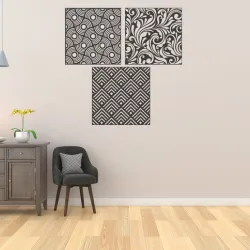 Wall art geometric pattern