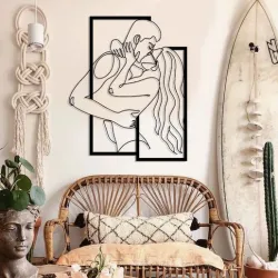 Wall Art : The Fire of Love : kissing