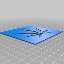 weed stencil