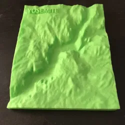Yosemite Topographical Map