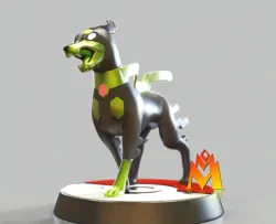 Zygarde-10% - FAN ART - POKÉMON FIGURINE - POKÉMON UNITE