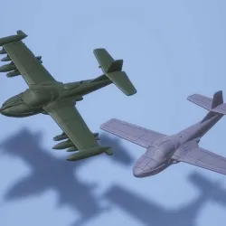 1:200 Cessna A-37B Dragonfly  and T-37B Tweet