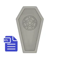 1pc Pentacle Coffin Bath Bomb Mold