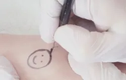 2x1 - hand poke tattoo tools
