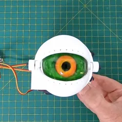 51mm 3D printed animatronic eye mechanism