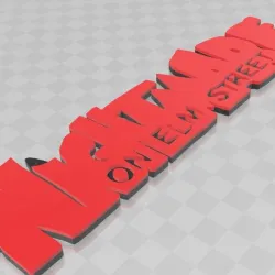 A nightmare on elmstreet - logo