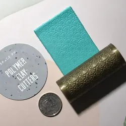 Affordable Textured Rollers for 3d Printing | Resin printer or FDM Printer AA7 (Art Deco)