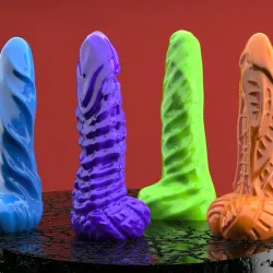 Alien Dildo 10 inch Dick Pack Adult Toy