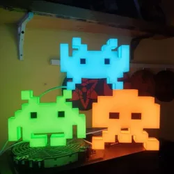 Alien Lamp Space invaders pack