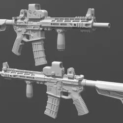 AR-15 for 6 inch action figures