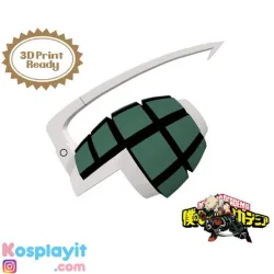 Bakugou Grenade Gauntlets 3D Model Digital file - My Hero Academia Cosplay - Bakugo Grenadier Bracers -3D Printing- 3D Print- Bakugo Cosplay
