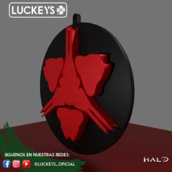 BANISHED HALO KEY RING