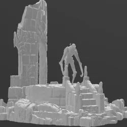 Base for model diorama
