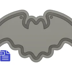 Bat with Holes Silicone Mold Tray