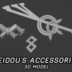 Beidou accessories Genshin Impact