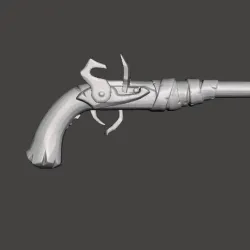 Bilge Rat Pistol 3D Model