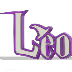 BRIGHT NAME LEO HARRY POTTER STYLE