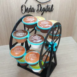 Café - Roda Gigante Suporte para 16 Capsulas Dolce Gusto