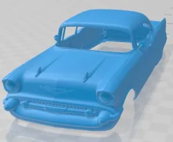 Chevrolet Bel Air Sport Coupe 1957 Printable Body Car