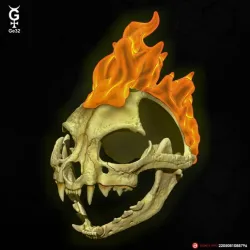 CLASSIC GHOST RIDER CAT - Helmet