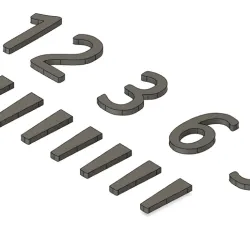 Clock numbers