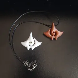 Collar Mantarraya - Colgante Mantarraya