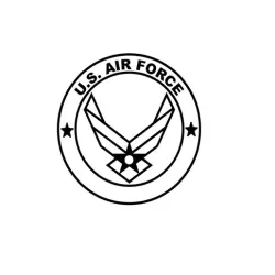 Cookie Cutter = stamp / Cortador de galletas = estampilla - US AIRFORCE - LOGO